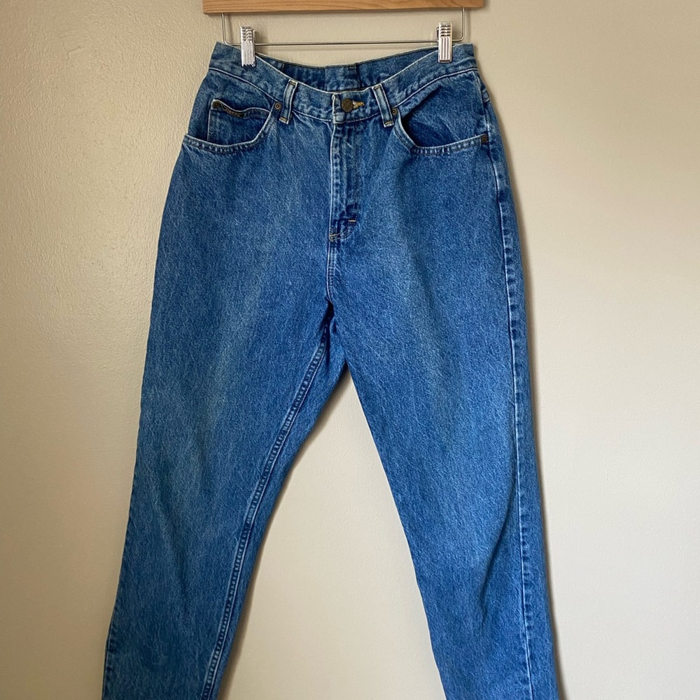 Vintage 90s Riders by Lee Women's High Rise Jeans - Blue